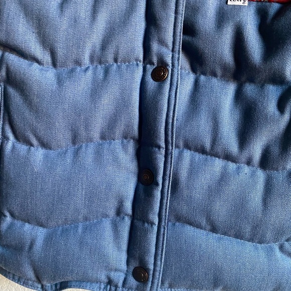 Rare Vintage Levi’s Ski Goose Down USA Made Weatern Floral Puffer Vest 11/12 - Picture 11 of 16